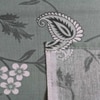 Sage Green Floral 290 TC Cotton Flat Single Size Bedsheet with 1 Pillow Cover – Threads