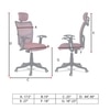 Jeaorda High Back Ergonomic Chair in Red Colour