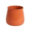 Glossy Flower Pot Single In Orange Colour