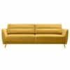 Rockson Fabric Sofa (Yellow)