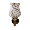 Devansh Metal Electric Wall Light in Gold Colour with Multi Shade Count of 1 Light