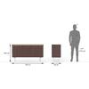Keoni Solid Wood Sideboard in Claret Mahogany Finish