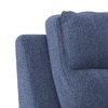 Emila 2 seater Fabric Sofa in Blue Colour