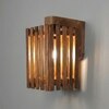 Elegant Brown Solid Wood Wall Lights