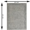 Geometric Labyrinth Carpet Size 7.8x5.4 ft.