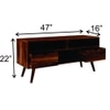 Zenith Solid Wood TV Unit in Teak Finish