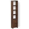 Barnia Engineered Wood Bookshelf In Brown Maple Finish