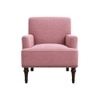 Terren Boucle Fabric Lounge Chair in Pink
