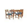 kria solid wood  4 seater Dining table in  Provincial Teak