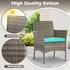 Carry Bird Wicker  Outdoor Set in Grey Colour (2 Seater Sofa, 2 Chairs & 1 Table)