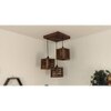 Lyon Brown Solid Wood Cluster Hanging Light