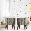 Jack Solid Wood  Ottomon in  Multicolor Colour