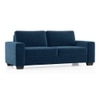 Leslie 3 Seater Fabric Sofa in Delft Blue Colour