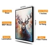 The Castle Decor Abstract Deer Wall Painting Framed Artwork 20x30 Inch Style 2