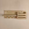 Tulip Wooden Wall Shelf Organiser With Key Holders