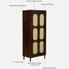 Mango Wood 2 Door Wardrobe in Tubbaq Finish