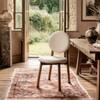 Aayam Solid Wood Dining Chair in White Colour