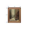 Artistry Brown Green Snow New York Printed Canvas Wall Canvas Wall Prints Set of 1 Multicolor Matte