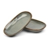 Grey Rustica Stoneware Snack Plate Collection