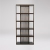 Klaus Solid Wood Bookshelf in Brown Colour