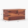 Stainfiled Solid Wood Bench in Teak Finish