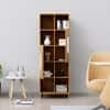 Hexa Engineered Wood Bookshelf Multipurpose Storage Rack in Giant Wood Colour