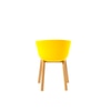 Kepler Brooks Modena Cafeteria Dining Chair in Yellow Colour
