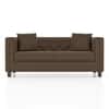 Windsor Premium 2 Seater Fabric Sofa in Truffle Beige Velvet Colour