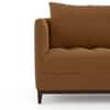 Florence Premium 3 Seater Fabric Sofa in Ochre velvet Colour