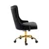 Doe Buck Swen Luxury Black Tufted Velvet Office Chair