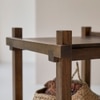 Quinlynn Solid Wood Bedside Table in Provincial Teak Finish