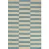 Jaipur Rugs Striped Wool 4x6 Feet Italian Straw And Capri Dhurrie Carpet