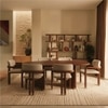 Gahana Solid Wood Dining Table in Brown Colour