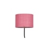 Donahue Pink Cotton Shade Floor Lamp