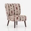 Grace Accent Chair in Sunset Ikat Stripes Colour