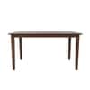 Monterey 6 Seater Dining Set with 6 Chairs (Rubberwood, Dark Cappuccino Finish)