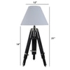 Shailyn White Cotton Shade Table Lamp