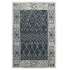 Tarragon Charcoal Solid Woven Wool 8X5 Feet Carpet