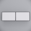 6 Doors Modular Wall Mounted Kitchen Cabinet With Organizer Shelf In Slate Grey Finish