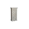 Paulo solid wood chest of drawers in white finish