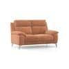 Emila 2 Seater Fabric Sofa In Amber Weave Colour