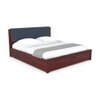 Nahiri Sheesham Wood King Size Bed In Honey Oak Finish With Box Storage