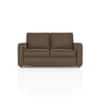 Apollo High Back 2 Seater  Fabric Sofa In Truffle Beige Velvet Colour