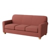 Lamia 3 Seater Sofa In Fabric Pink Color