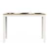 Holven 4 Seater Rectangular Dining Table European oak & white