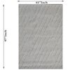 Chevron Texture Carpet Size 8.1x5.1 ft.
