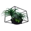 Artificial Ponytail Indoor Plant With A Metal Stand
