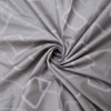 Grey And Whitegeometric Cotton 400 Tcflat Double Queen Size Bedsheet With 2 Pillow Covers