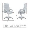 Mearisha High Back Executive Chair in Grey Colour
