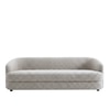 Elegantensemble Wood 3 Seater With Upholstery Non Storage Sofa In Beige Colour